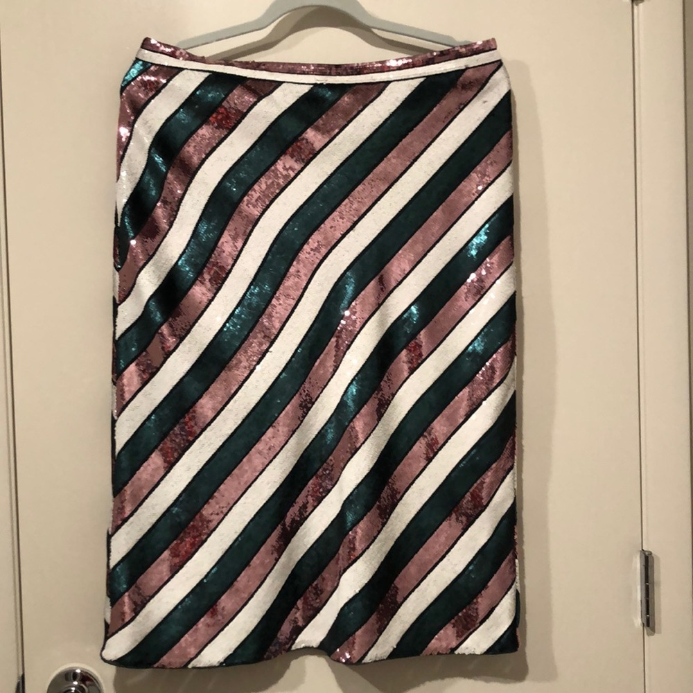 Diane Von Furstenburg Sheen Pencil Skirt